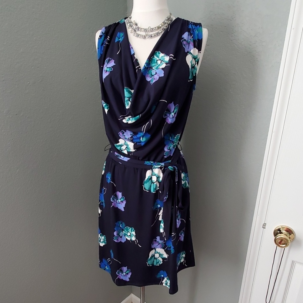 Blue Floral Dress